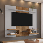 Painel Atlas - offwhite Cinamomo - ripado